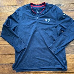 Nike Patriots Quarter-Zip Dri-fit Pullover